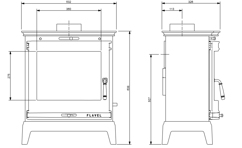 Flavel rochester 5 spares 1